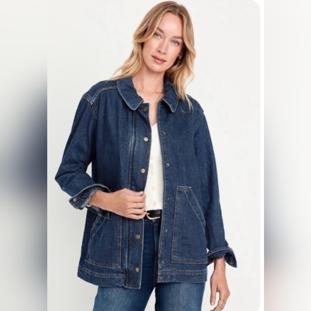 Old Navy Relaxed Denim Barn Jacket